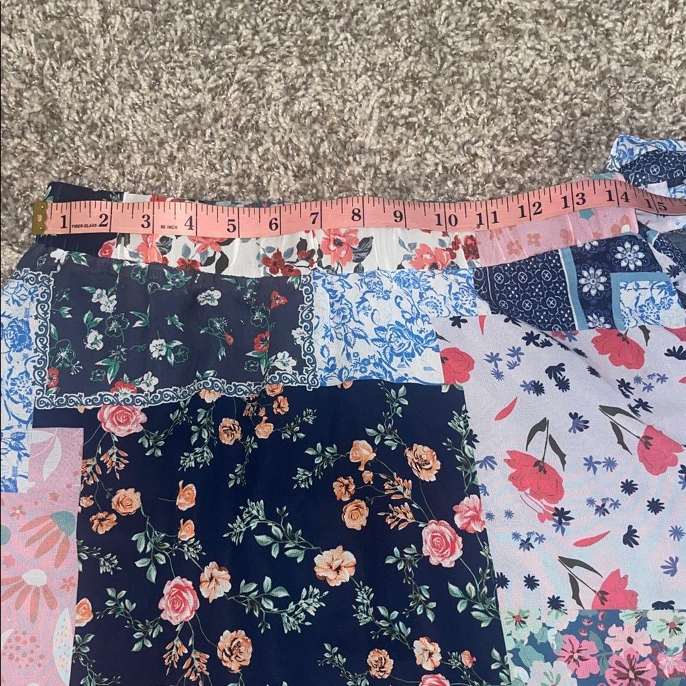 Coco + Carmen Multicolor Patchwork Maxi Skirt - image 6